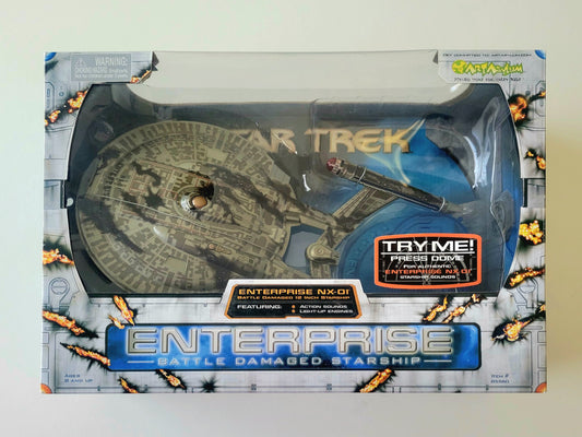 Star Trek: Enterprise Battle Damaged Starship Enterprise NX-01 12-Inch Electronic Starship