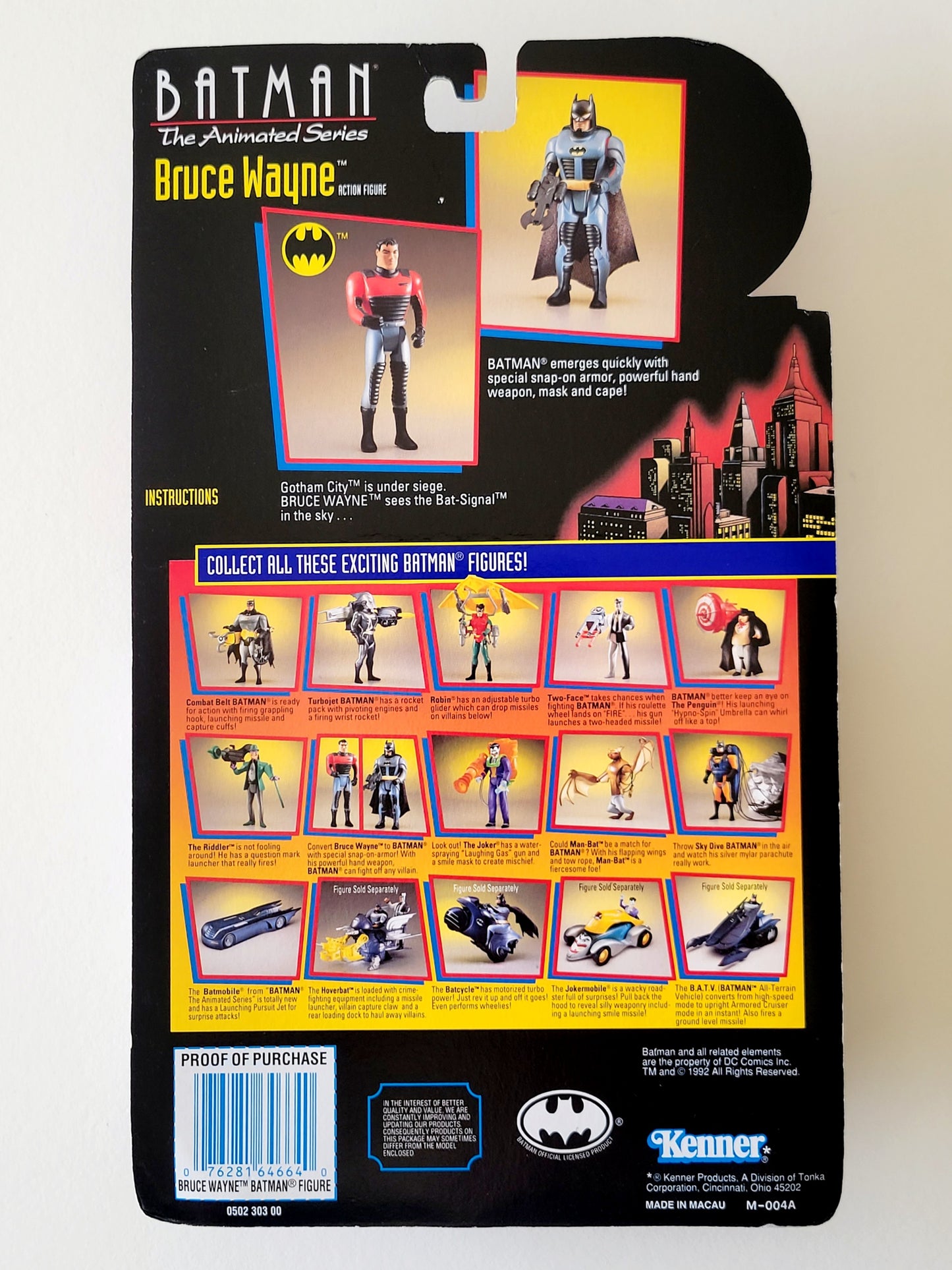 Batman: The Animated Series Bruce Wayne 4.5-Inch Action Figure