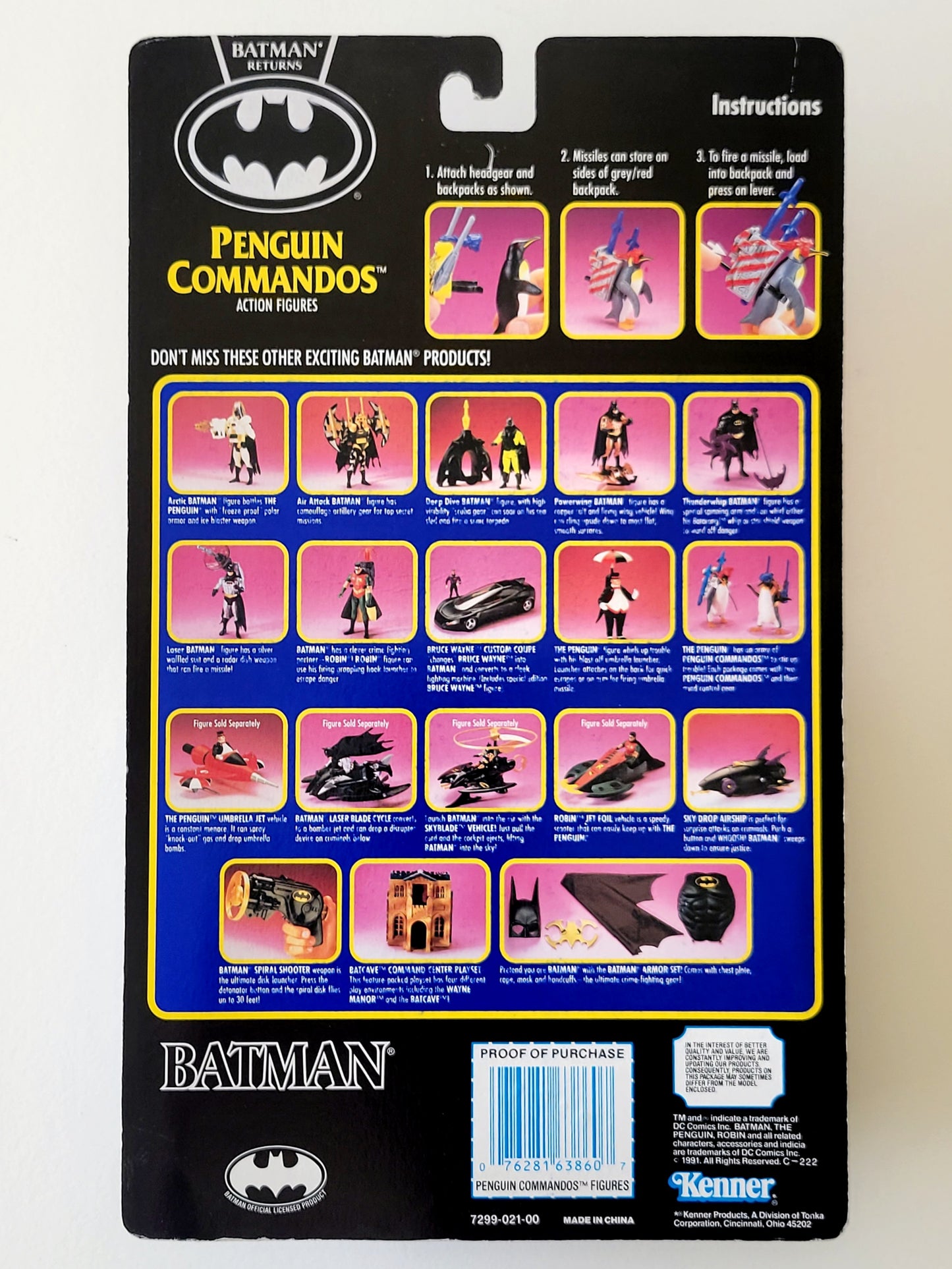 Batman Returns Series Penguin Commandos 4.5-Inch Scale Action Figures