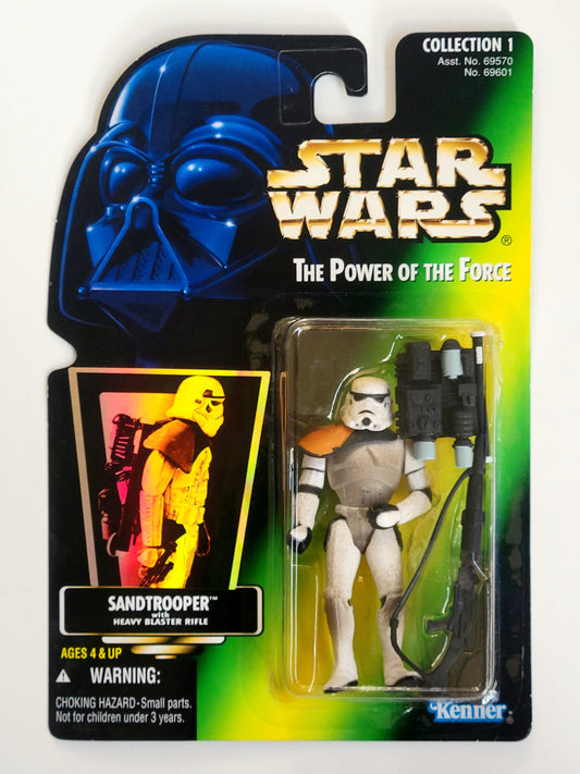 Star Wars: Power of the Force Sandtrooper (Hologram Card) 3.75-Inch Action Figure