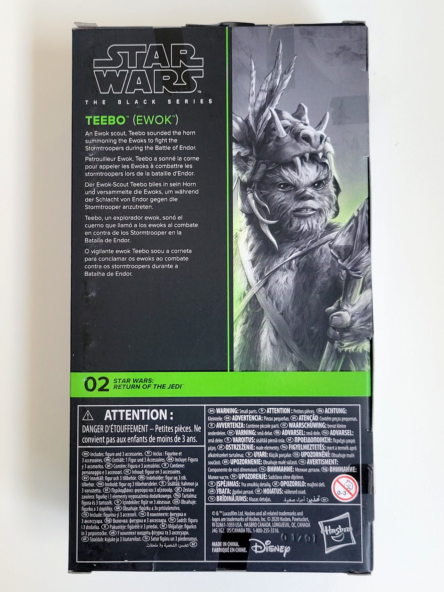 Star Wars: The Black Series Teebo (Ewok) 6-Inch Scale Action Figure from Star Wars: Return of the Jedi