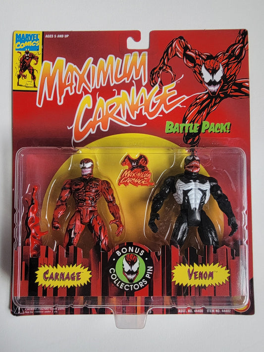 Maximum Carnage Battle Pack! with Carnage and Venom 5-Inch Action Figures