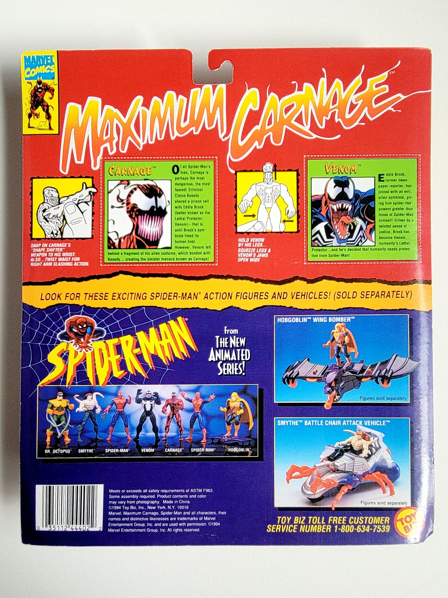 Maximum Carnage Battle Pack! with Carnage and Venom 5-Inch Action Figures