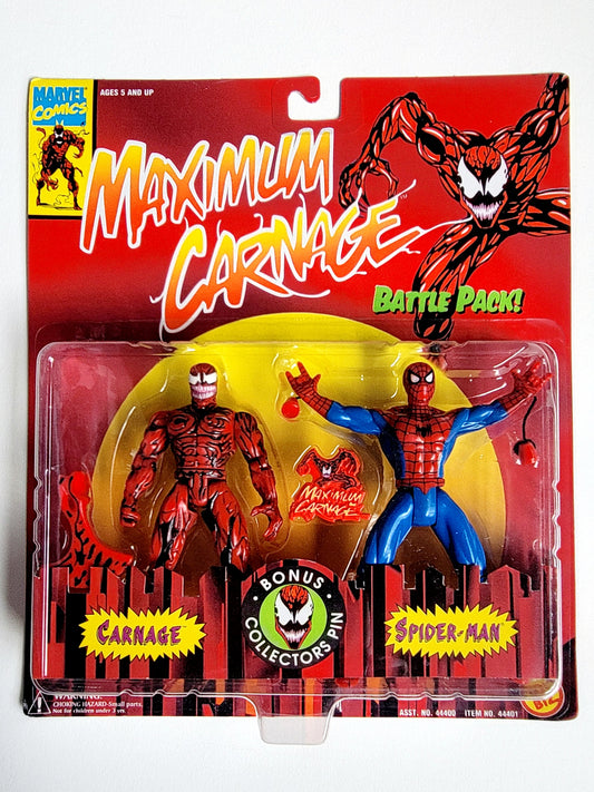 Maximum Carnage Battle Pack! with Carnage and Spider-Man 5-Inch Action Figures