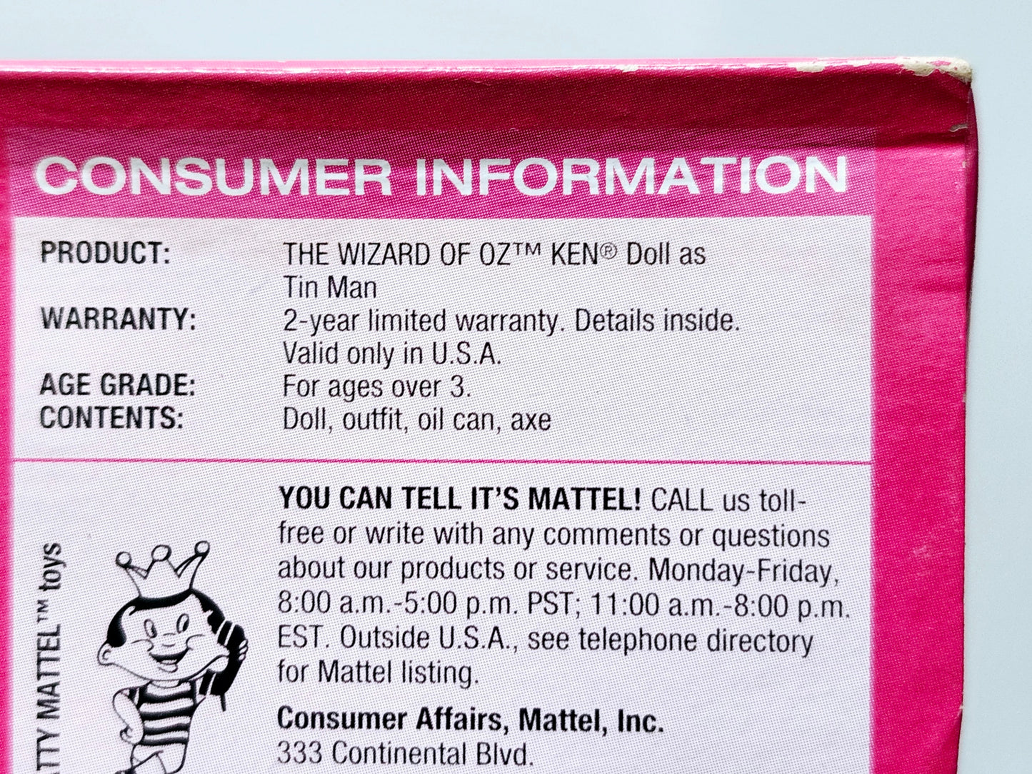 The Wizard of Oz Ken as the Tin Man 12-Inch Doll