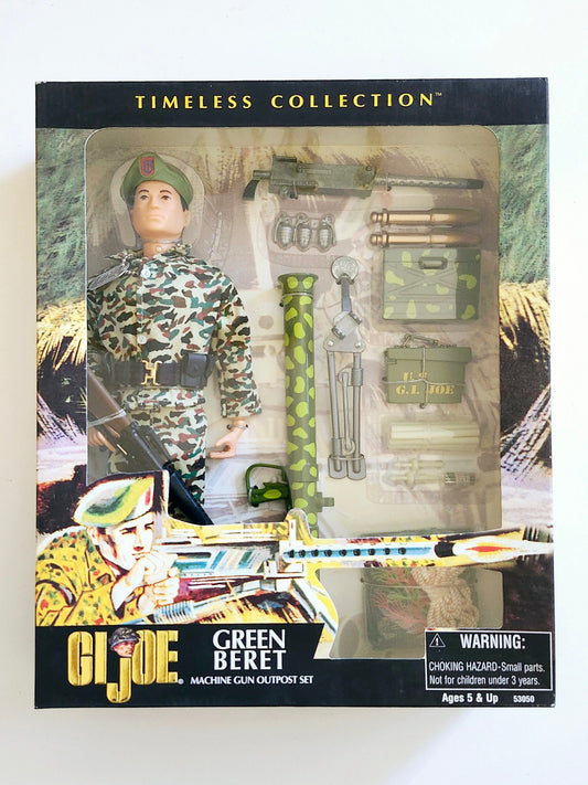 G.I. Joe Timeless Collection Green Beret Machine Gun Outpost 12-Inch Action Figure