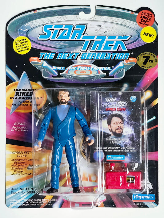 Star Trek: The Next Generation Commander Riker as a Malcorian 4.5-Inch Action Figure