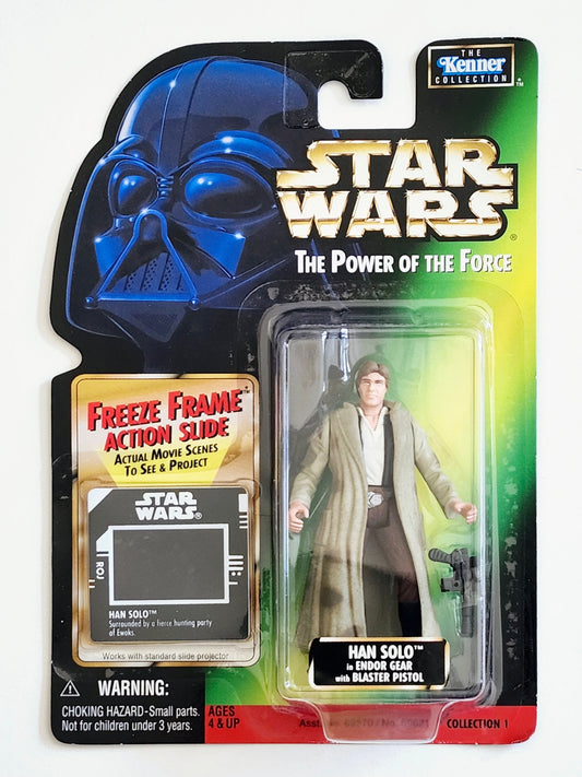 Star Wars: Power of the Force Freeze Frame Han Solo in Endor Gear 3.75-Inch Action Figure