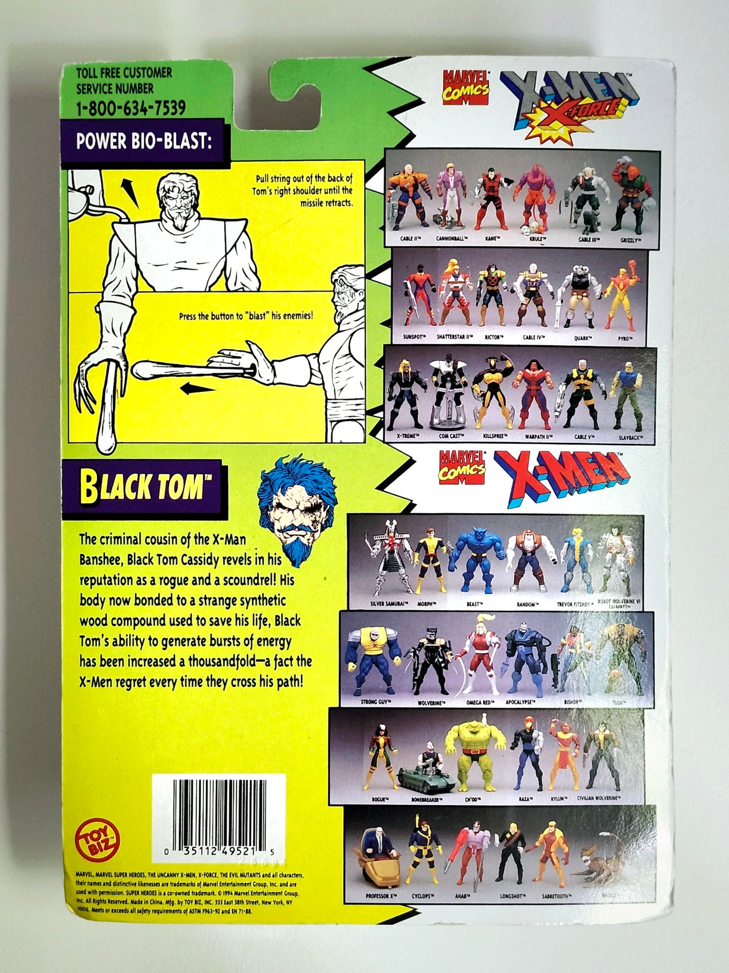 X-Men/X-Force Black Tom 5-Inch Action Figure
