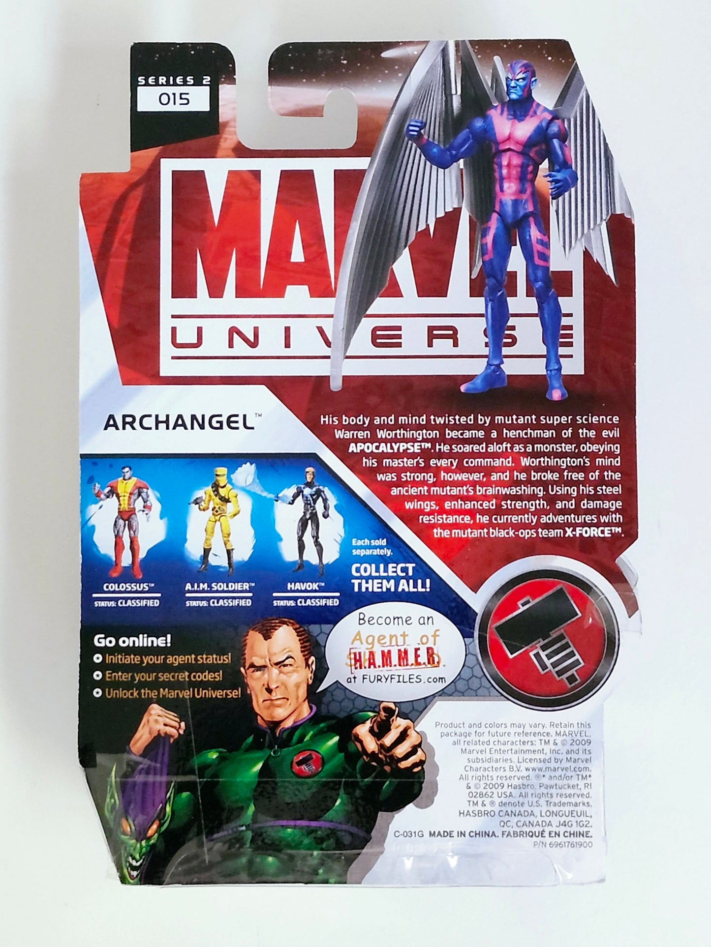 Marvel Universe Series 2 Figure 15 Archangel 3.75-Inch Action Figure