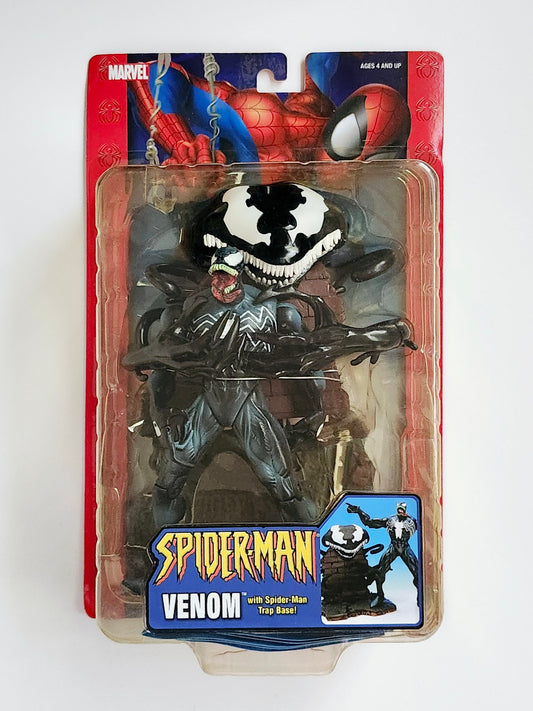 Spider-Man Classics Venom with Spider-Man Trap Base 6-Inch Scale Action Figure
