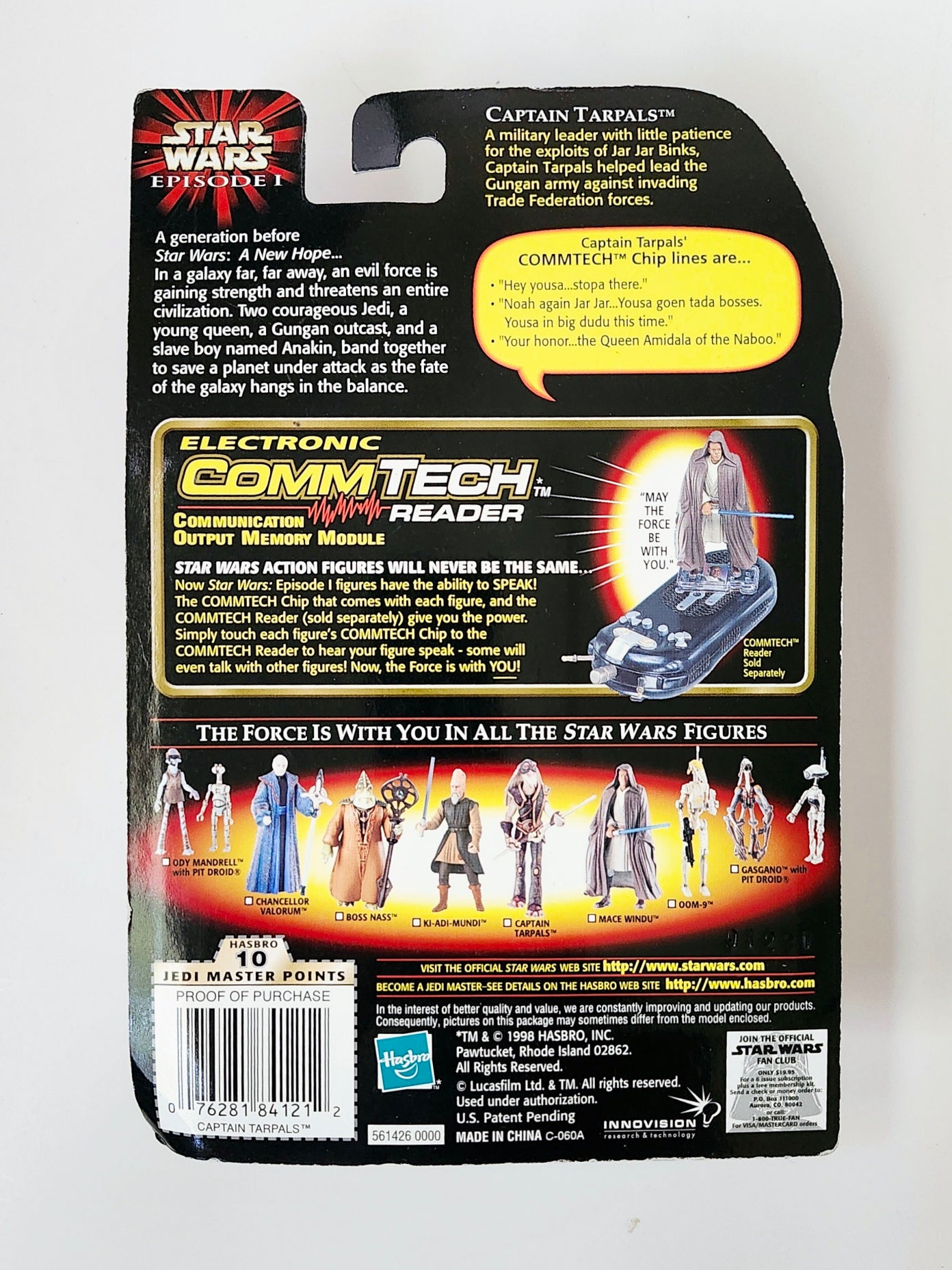 Star Wars: Episode 1 Captain Tarpals 3.75-Inch Action Figure