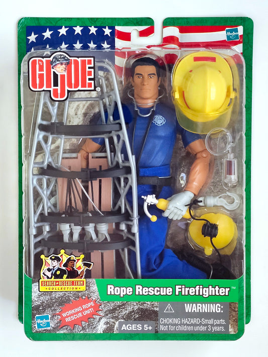 G.I. Joe Search & Rescue Team Collection Rope Rescue Firefighter (Hispanic) 12-Inch Action Figure