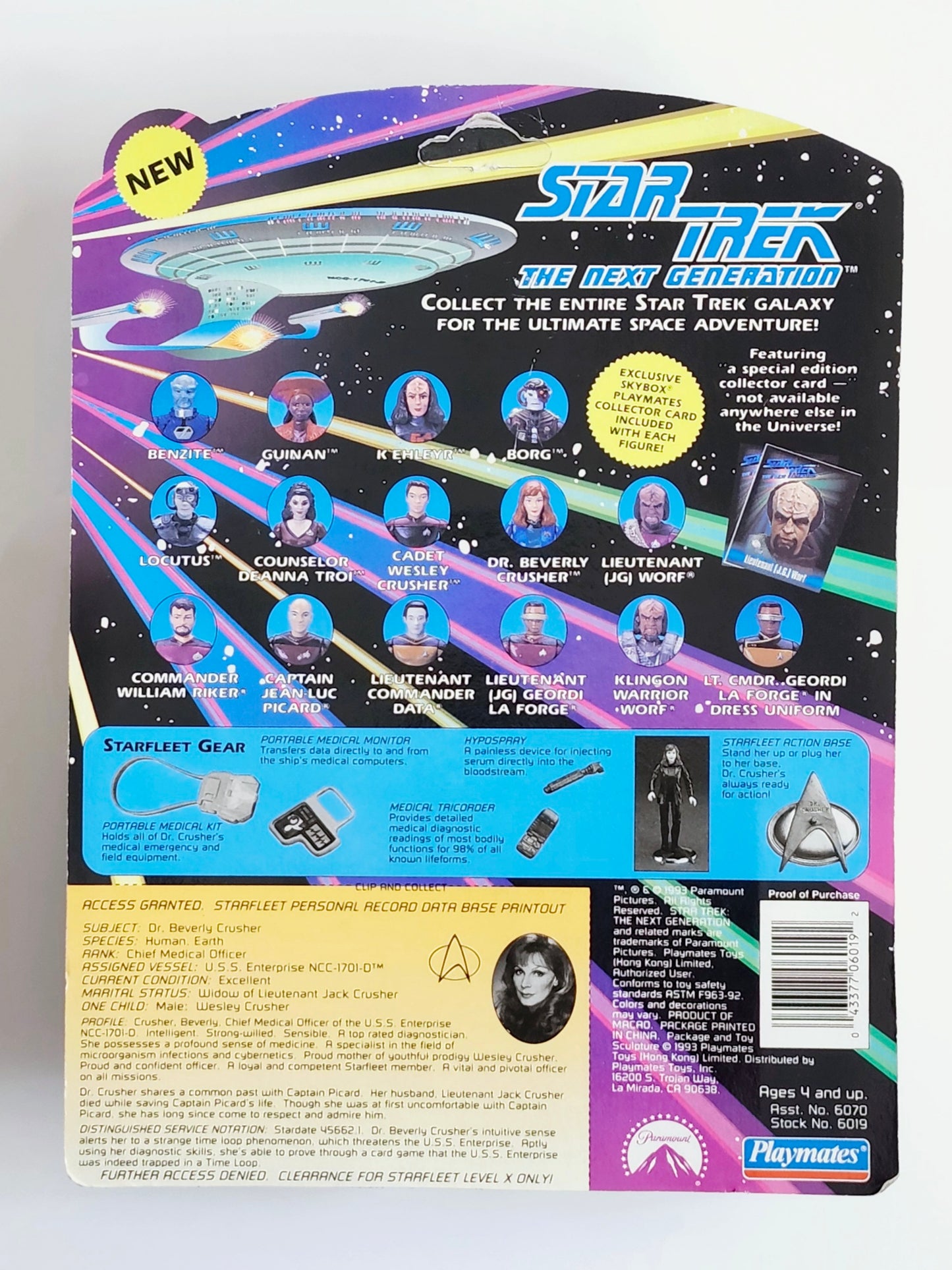 Star Trek: The Next Generation Dr. Beverly Crusher 4.5-Inch Action Figure