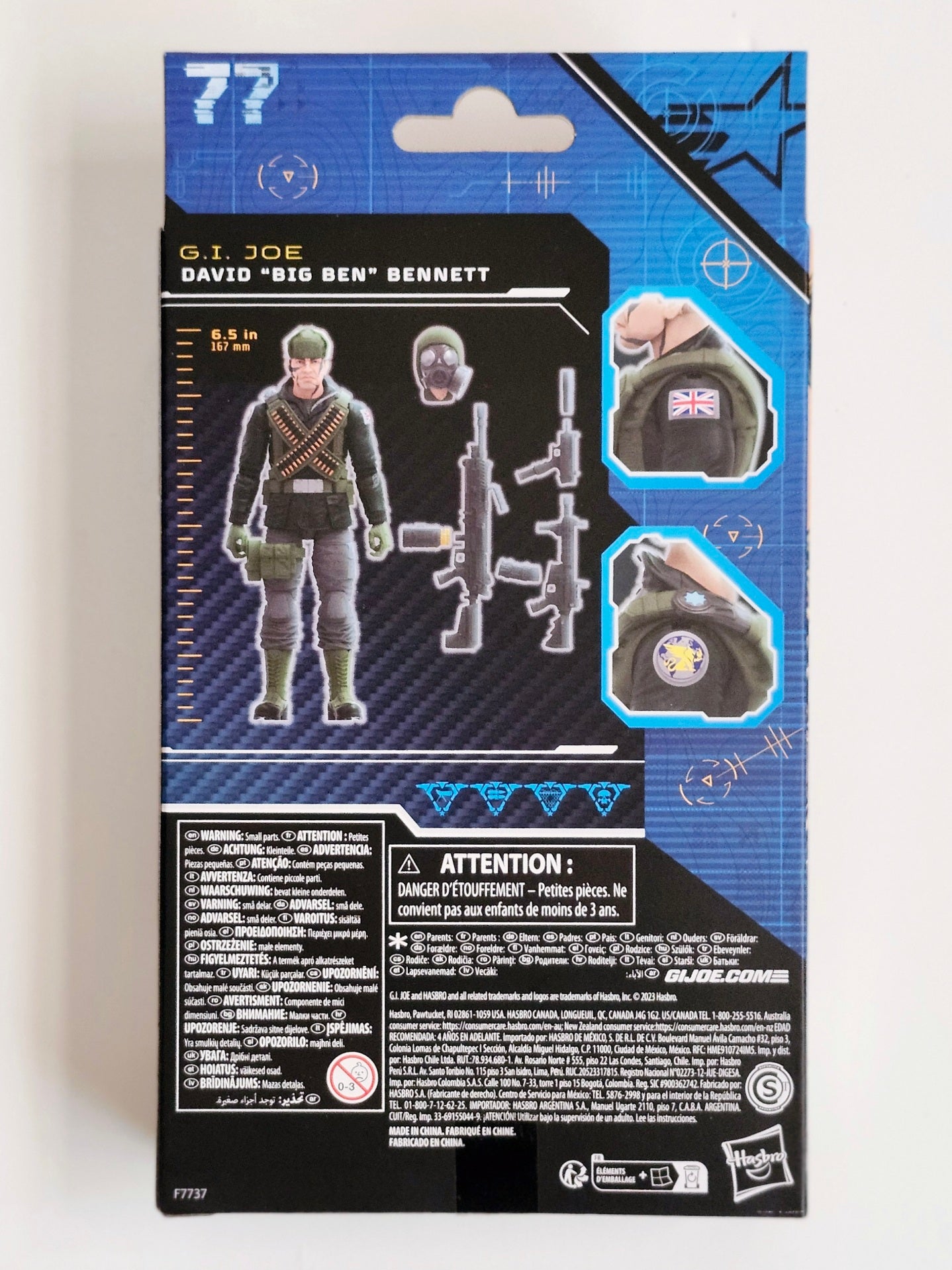 G.I. Joe Classified Series #77 Nightforce David "Big Ben" Bennett 6-Inch Action Figure
