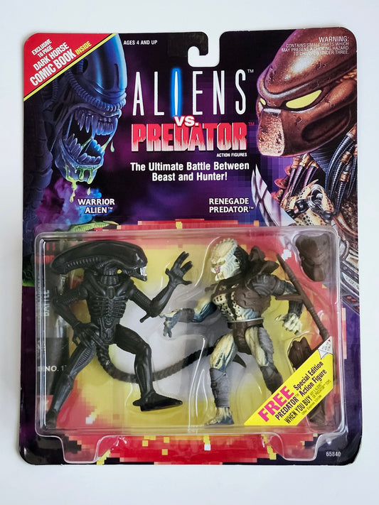Aliens vs. Predator (Warrior Alien & Renegade Predator) Action Figure 2-Pack, 1993
