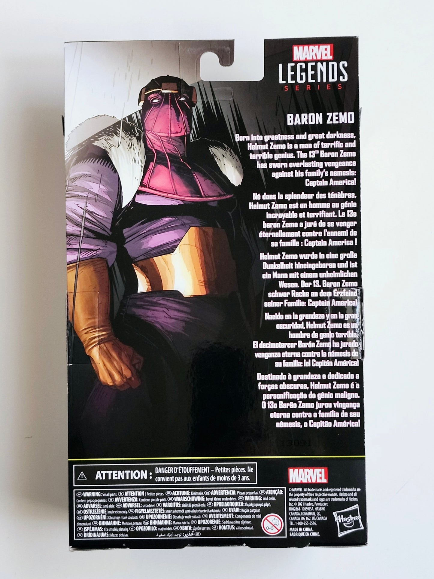 Marvel Legends Exclusive Baron Zemo 6-Inch Action Figure