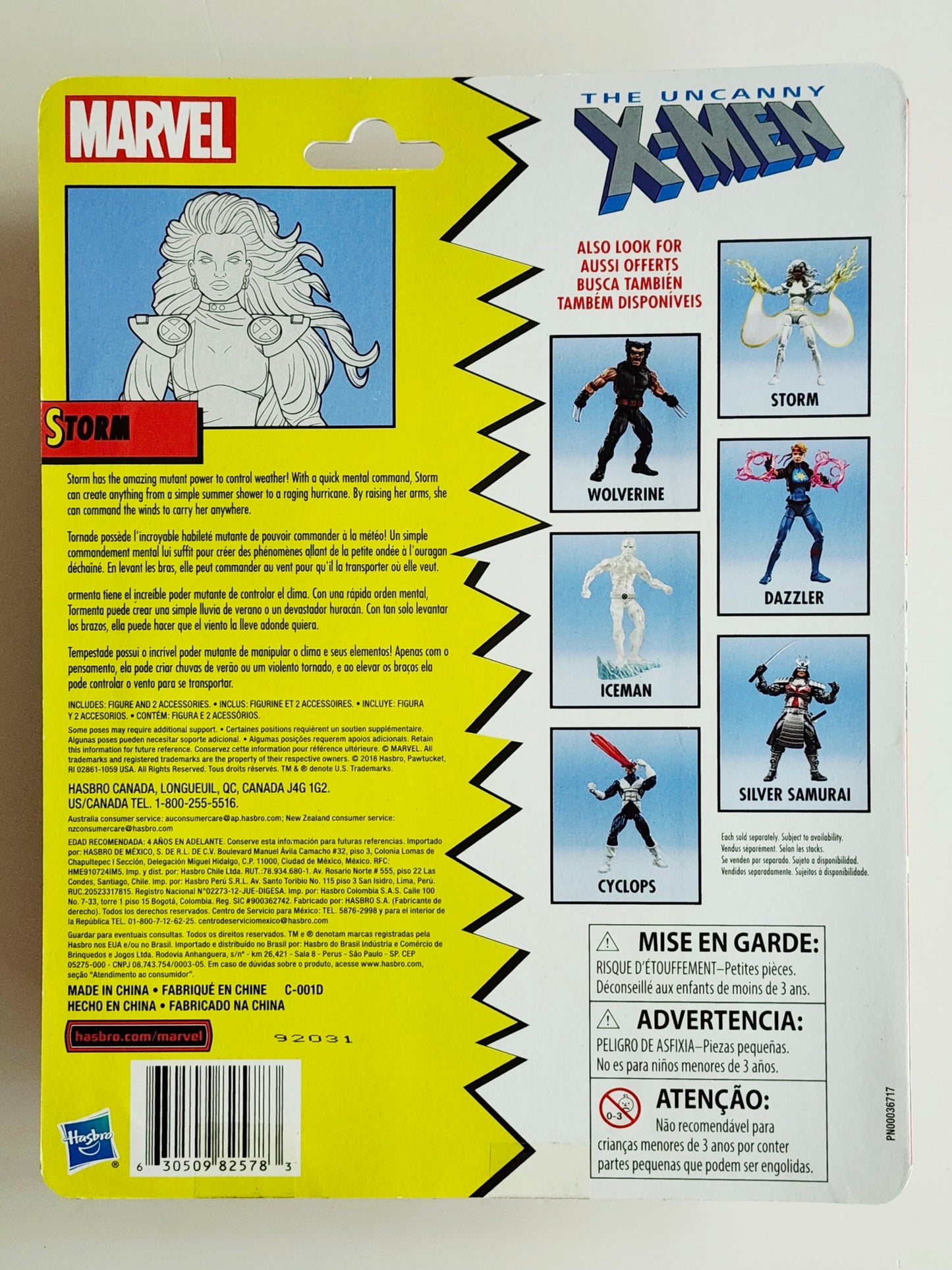 Marvel Legends X-Men Retro Collection Storm (White Costume) 6-Inch Action Figure