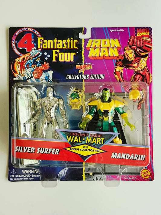 Fantastic Four and Iron Man Animated Series Collectors Edition Silver Surfer and Mandarin Exclusive Action Figure 2-Pack