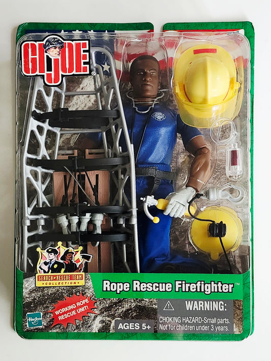 G.I. Joe Search & Rescue Team Collection Rope Rescue Firefighter (African-American) 12-Inch Action Figure