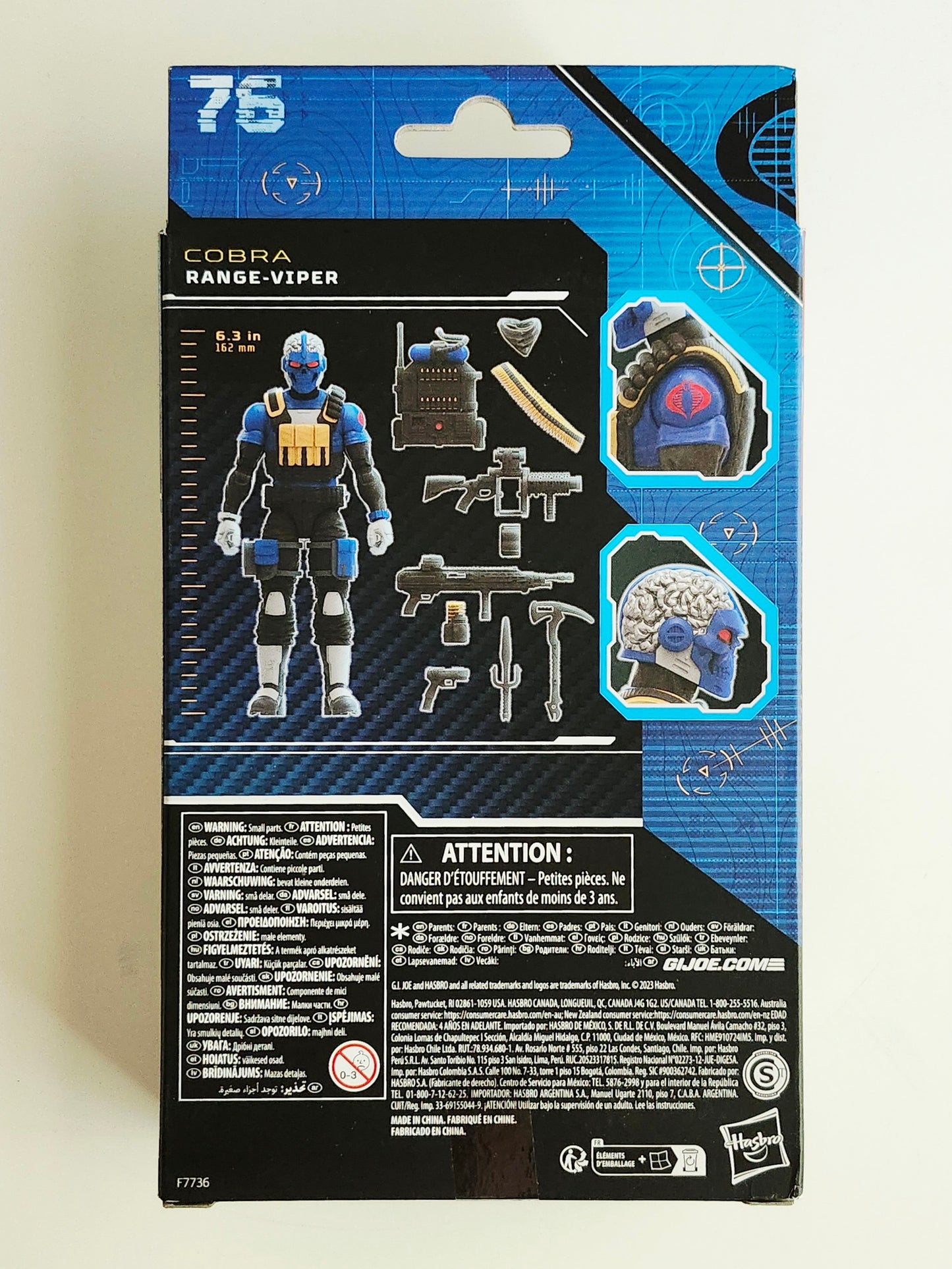 G.I. Joe Classified Series #76 Cobra Range-Viper Exclusive 6-Inch Action Figure