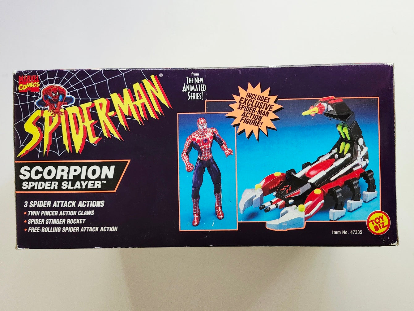 Spider-Man Animated Series Scorpion Spider-Slayer Vehicle and 5-Inch Action Figure (1996)