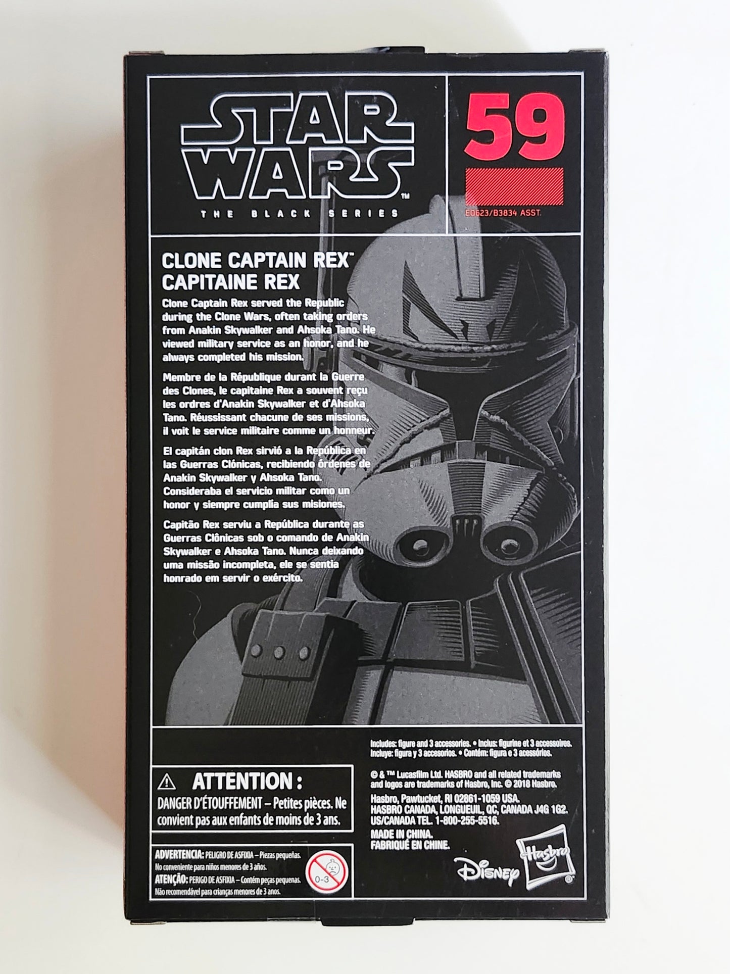 Star Wars: The Black Series Clone Captain Rex 6-Inch Action Figure