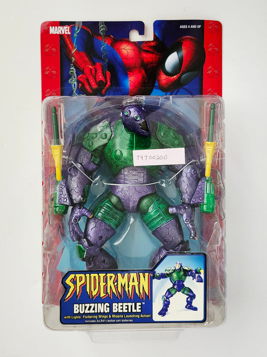 Spider-Man Classics Buzzing Beetle with Lights, Fluttering Wings, & Missile Launching Action 6-Inch Scale Action Figure