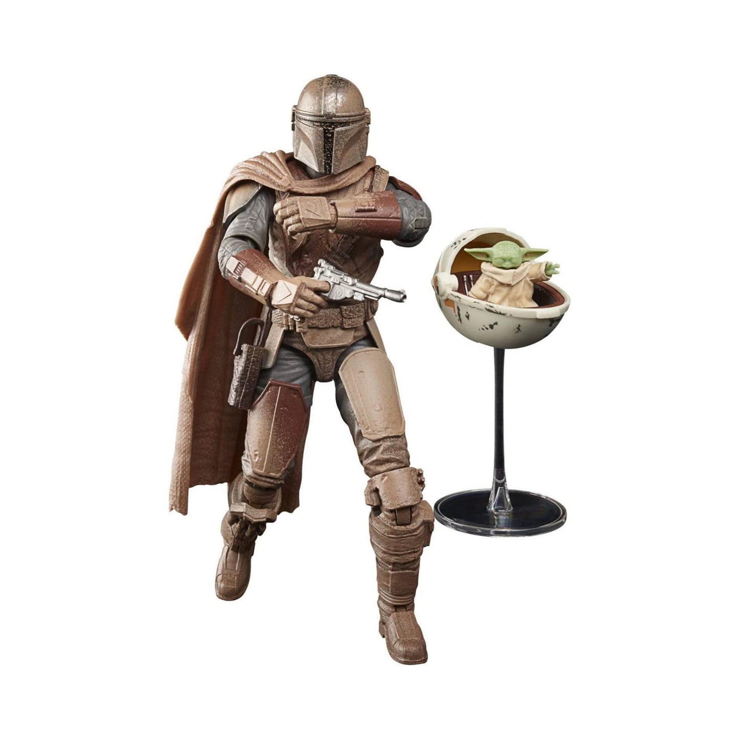Star Wars: The Black Series The Mandalorian & Grogu (Arvala-7) Action Figures from Star Wars: The Mandalorian