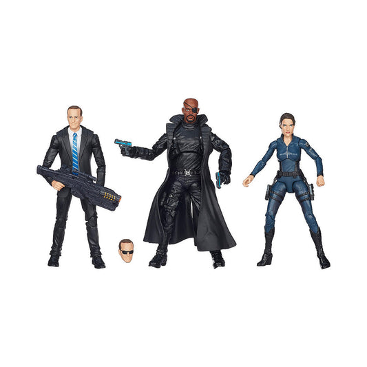 Marvel Legends S.H.I.E.L.D. Exclusive Action Figure 3-Pack (Agent Coulson, Nick Fury, Maria Hill)