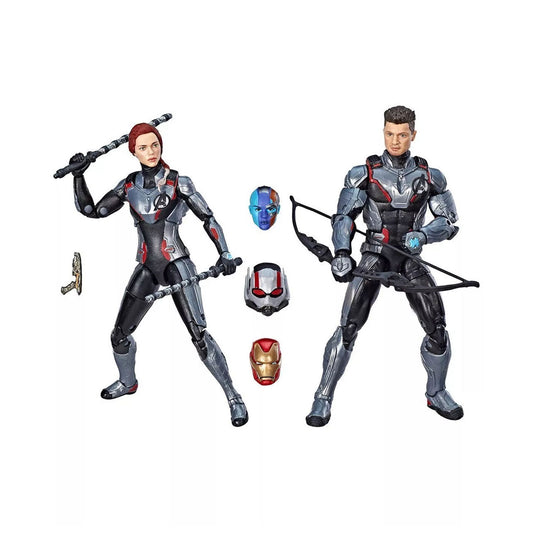 Marvel Legends Avengers Endgame Quantum Suit Marvel's Hawkeye and Black Widow Exclusive Action Figure 2-Pack