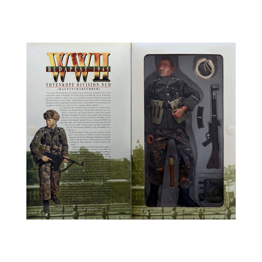 Dragon WWII Budapest 1945 Totenkopf Division NCO (Hauptscharfuhrer) "Hermann" 12-Inch Action Figure