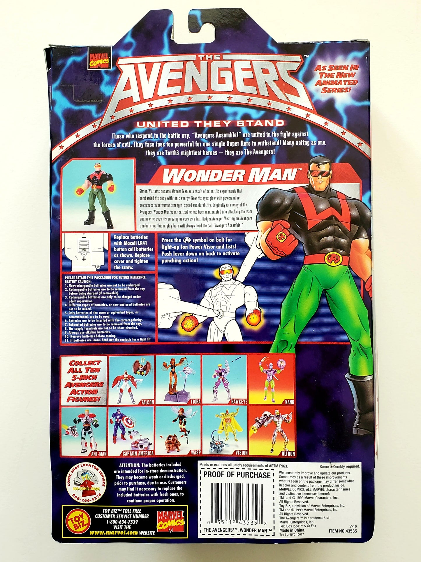 The Avengers: United They Stand Wonder Man 5-Inch Scale Action Figure