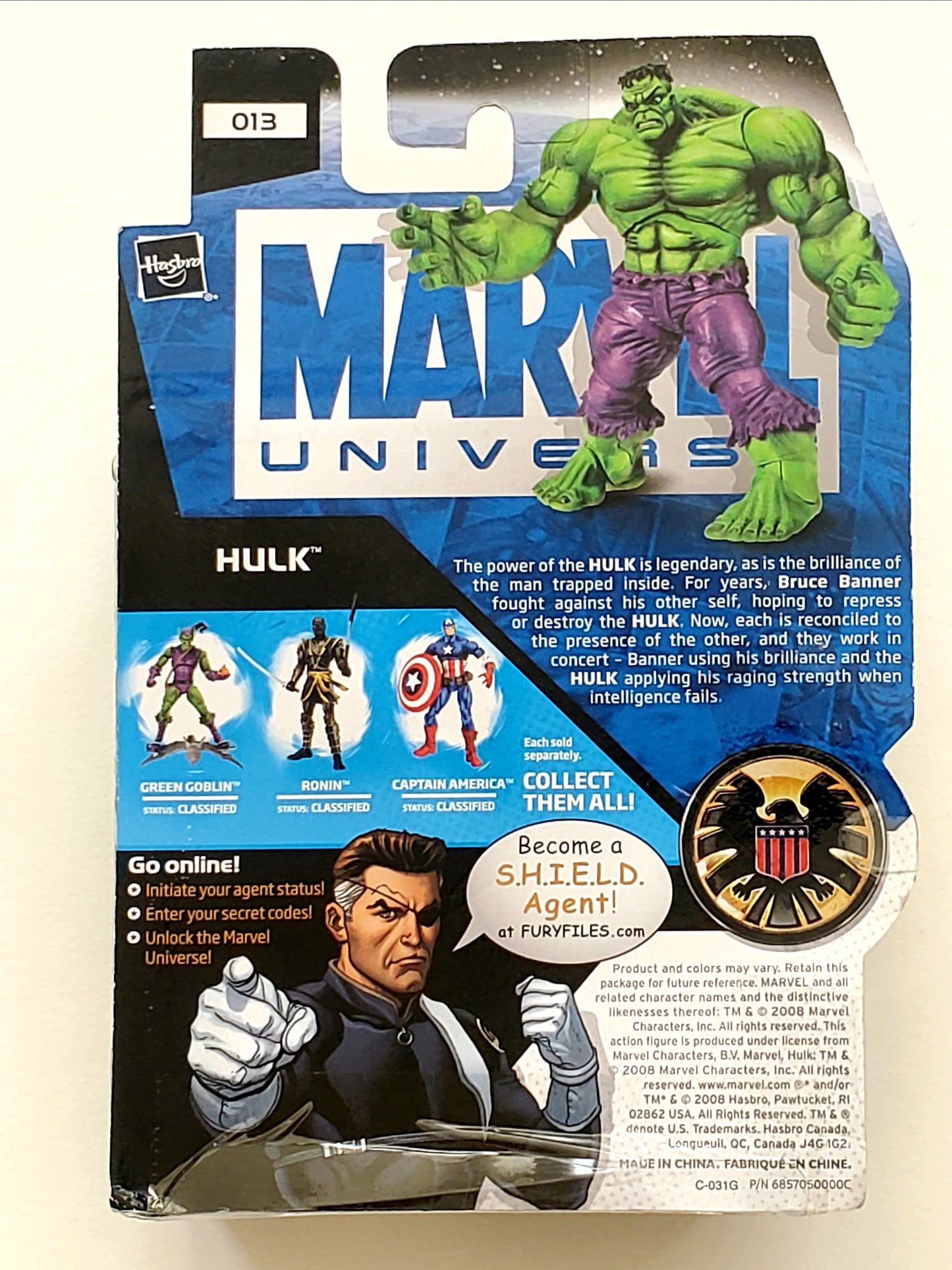 Marvel Universe Series 1 Figure 13 Hulk 3.75-Inch Action Figure