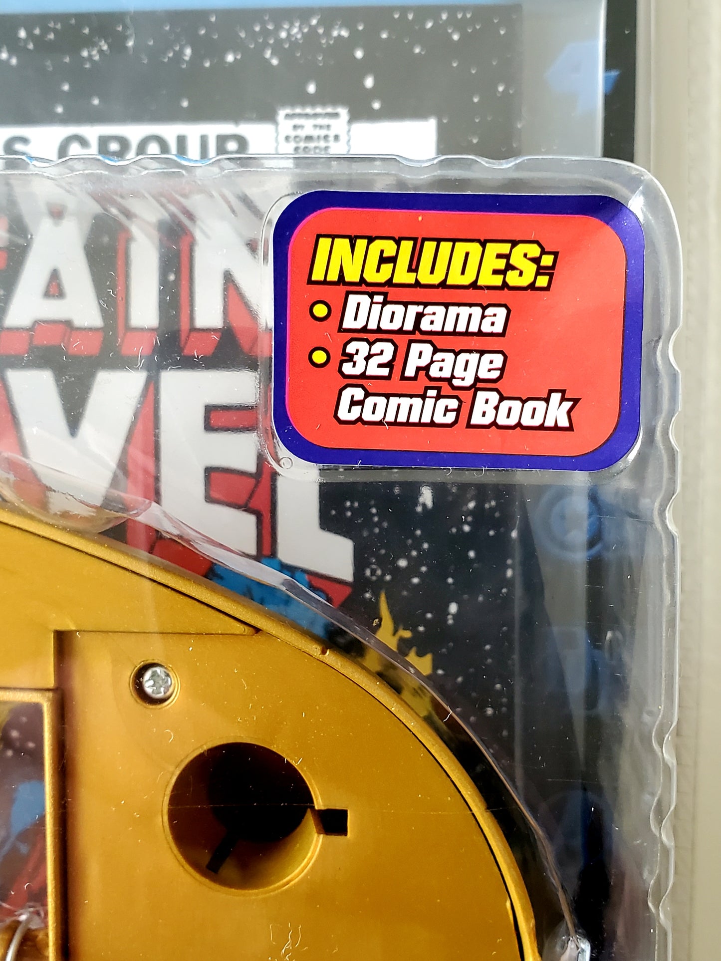 Marvel Legends MODOK Series Captain Marvel (Red & Blue Costume) 6-Inch Action Figure