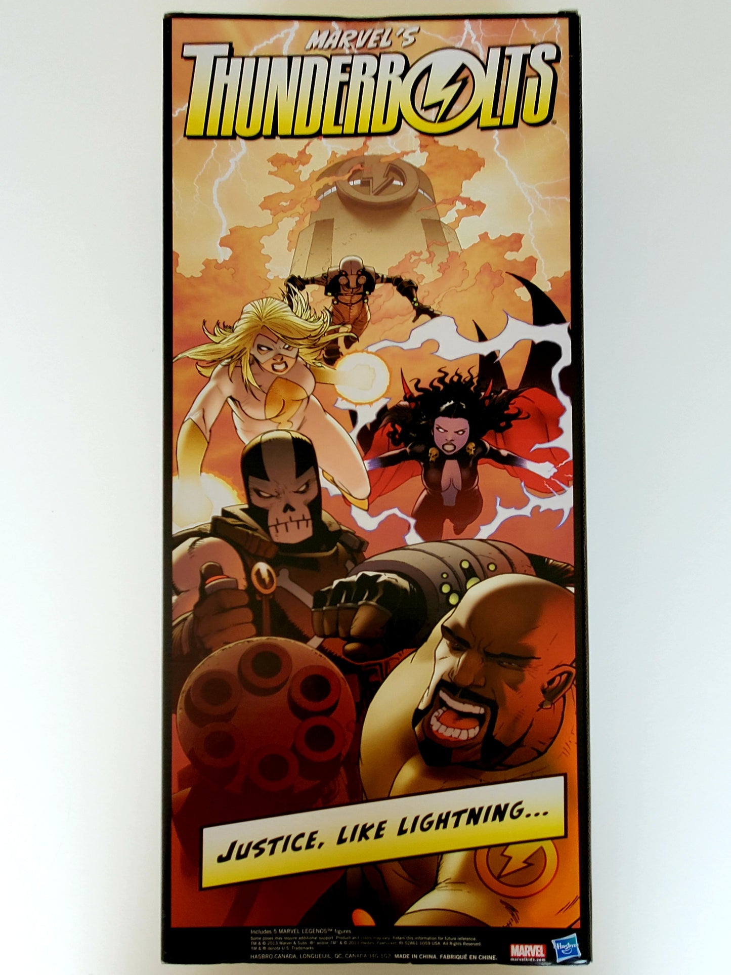 Marvel Legends SDCC 2013 Exclusive Thunderbolts Action Figure Set (Luke Cage, Moonstone, Ghost, Satana, Crossbones)