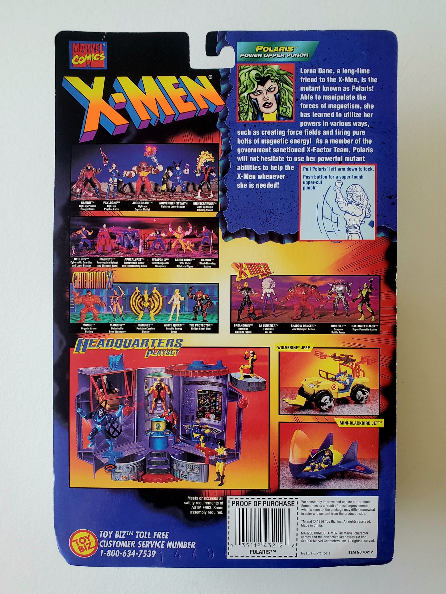 X-Men Flashback Series Polaris 5-Inch Action Figure