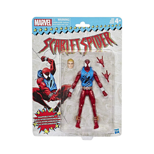 Marvel Legends Retro Collection Scarlet Spider 6-Inch Action Figure
