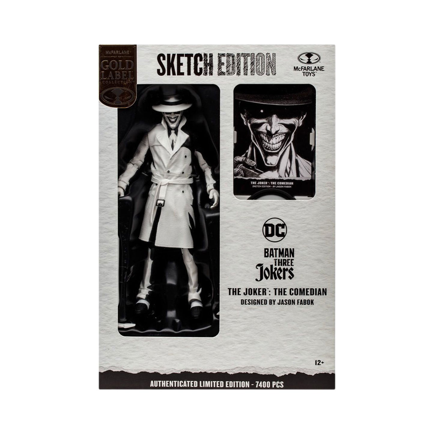 DC Multiverse Gold Label Joker: the Comedian (Batman: Three Jokers) Sketch Edition Exclusive 7-Inch Action Figure