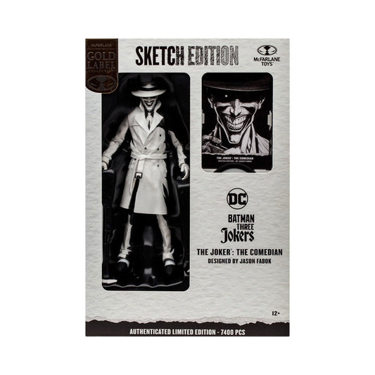 DC Multiverse Gold Label Joker: the Comedian (Batman: Three Jokers) Sketch Edition Exclusive 7-Inch Action Figure