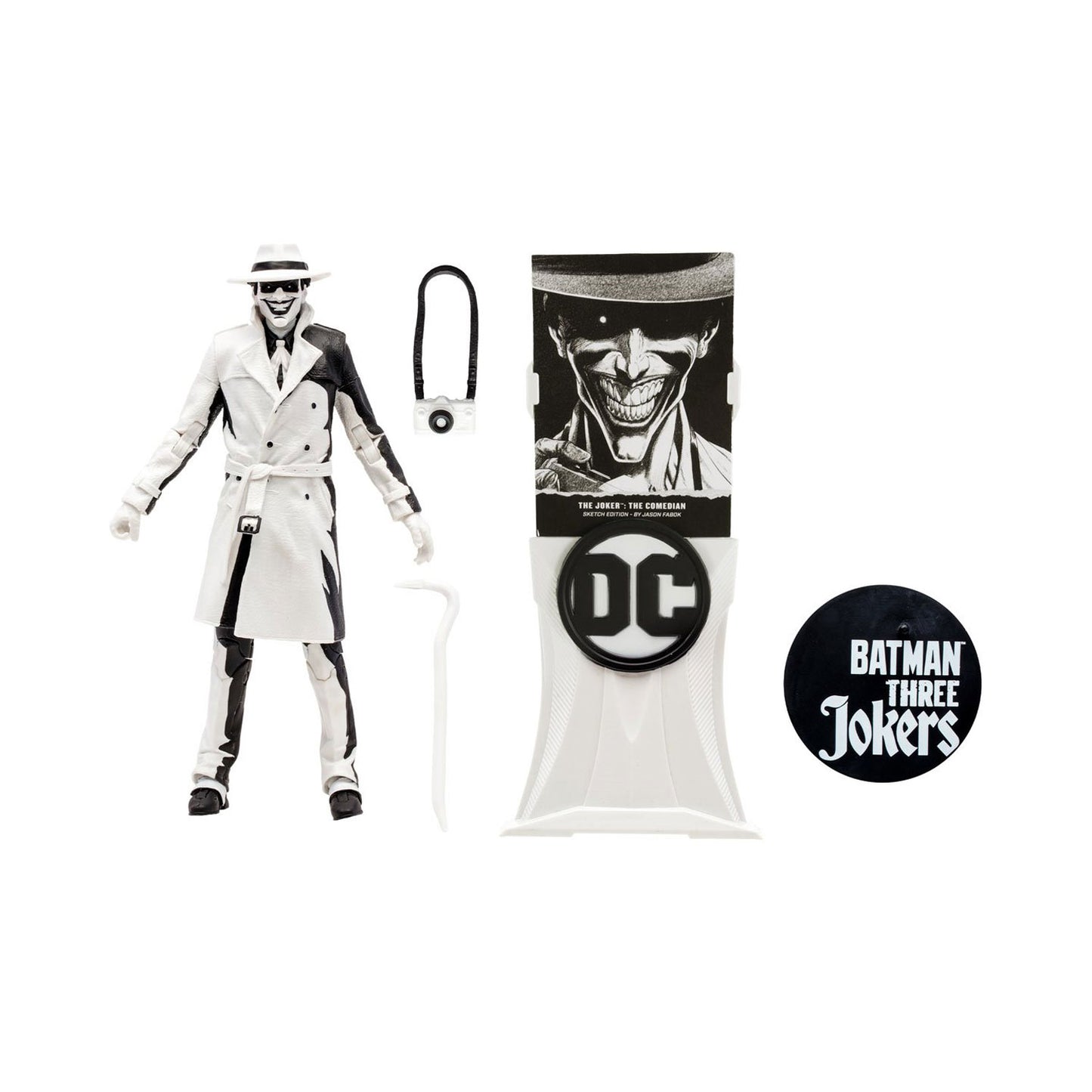 DC Multiverse Gold Label Joker: the Comedian (Batman: Three Jokers) Sketch Edition Exclusive 7-Inch Action Figure