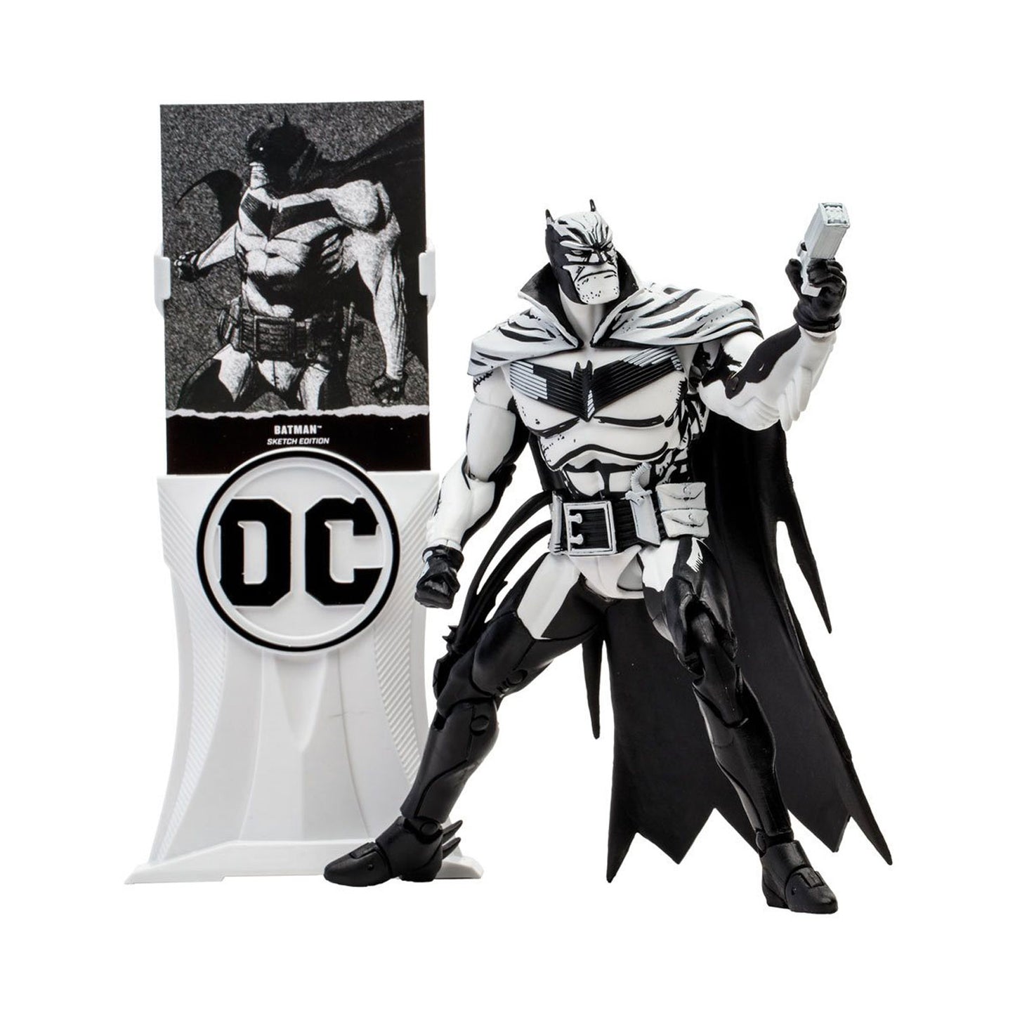 DC Multiverse Gold Label Batman: White Knight Sketch Edition Exclusive 7-Inch Action Figure