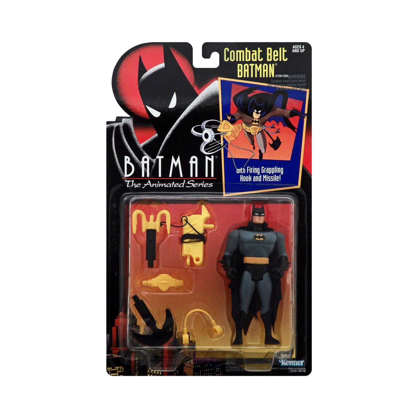 Batman: The Animated Series Combat Belt Batman 4.5-Inch Action Figure