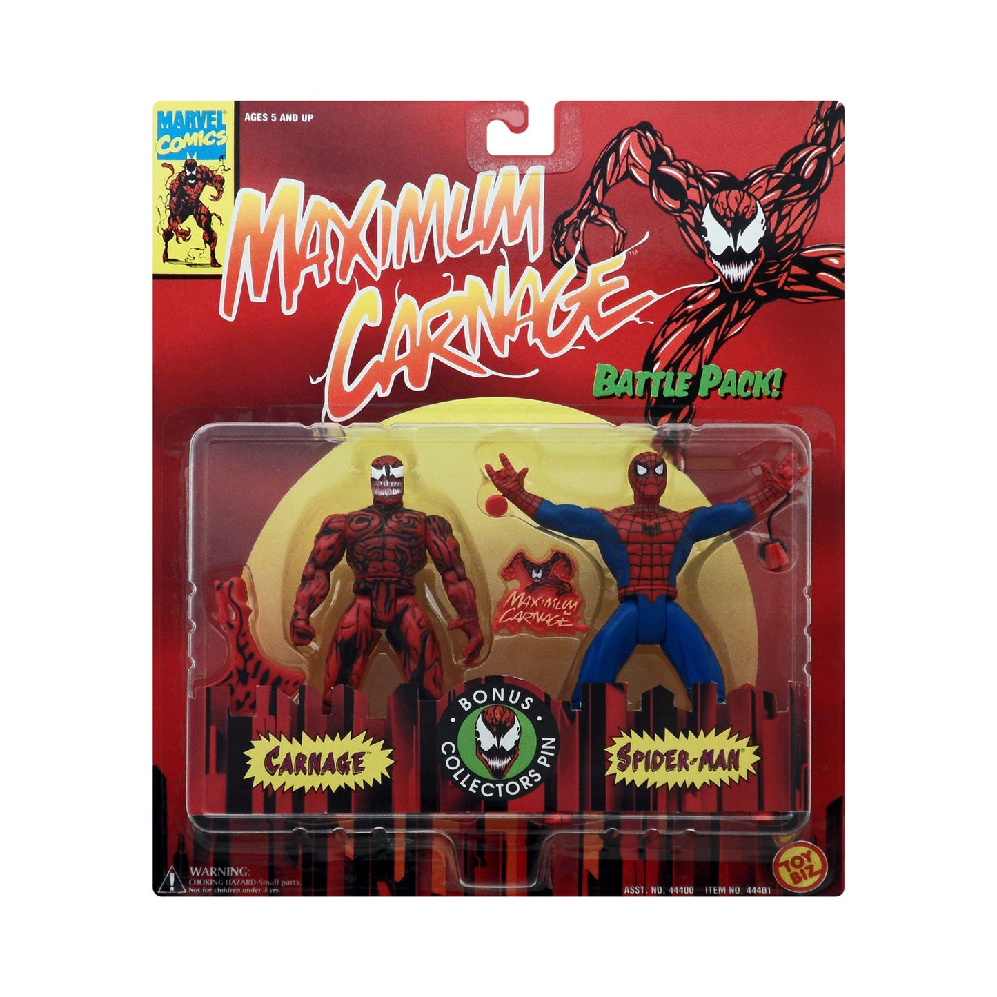 Maximum Carnage Battle Pack! with Carnage and Spider-Man 5-Inch Action Figures