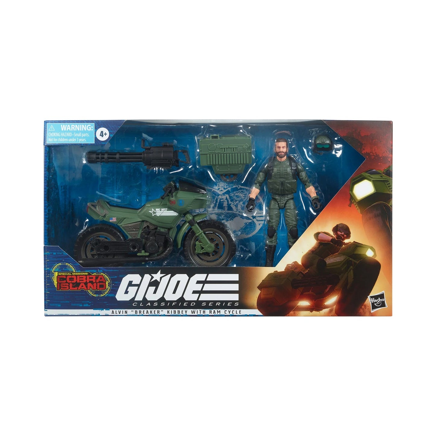G.I. Joe Classified Series #29 Special Missions: Cobra Island "Breaker" with RAM Cycle 6-Inch Action Figure and Vehicle