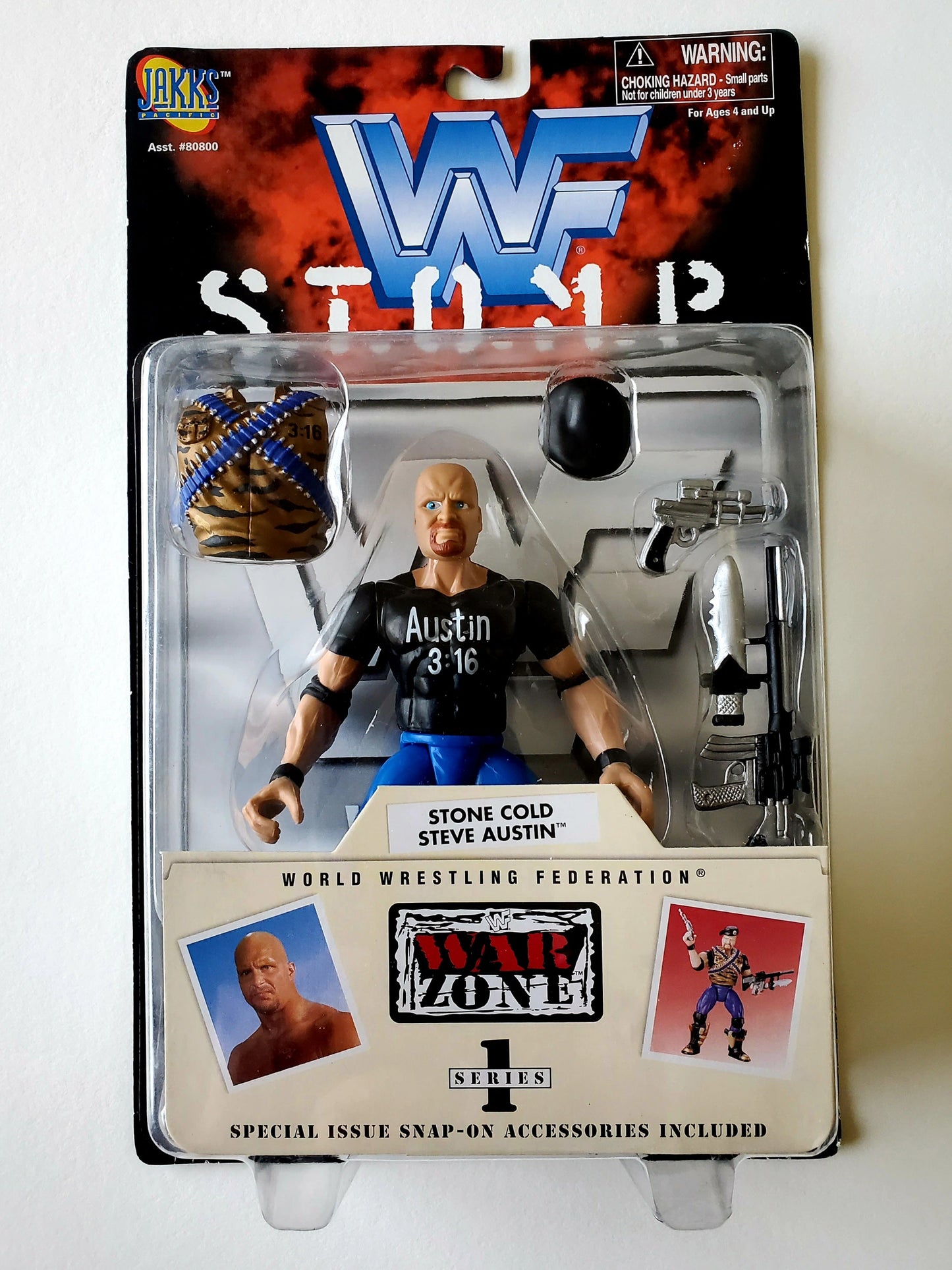 WWF S.T.O.M.P. Stone Cold Steve Austin Action Figure