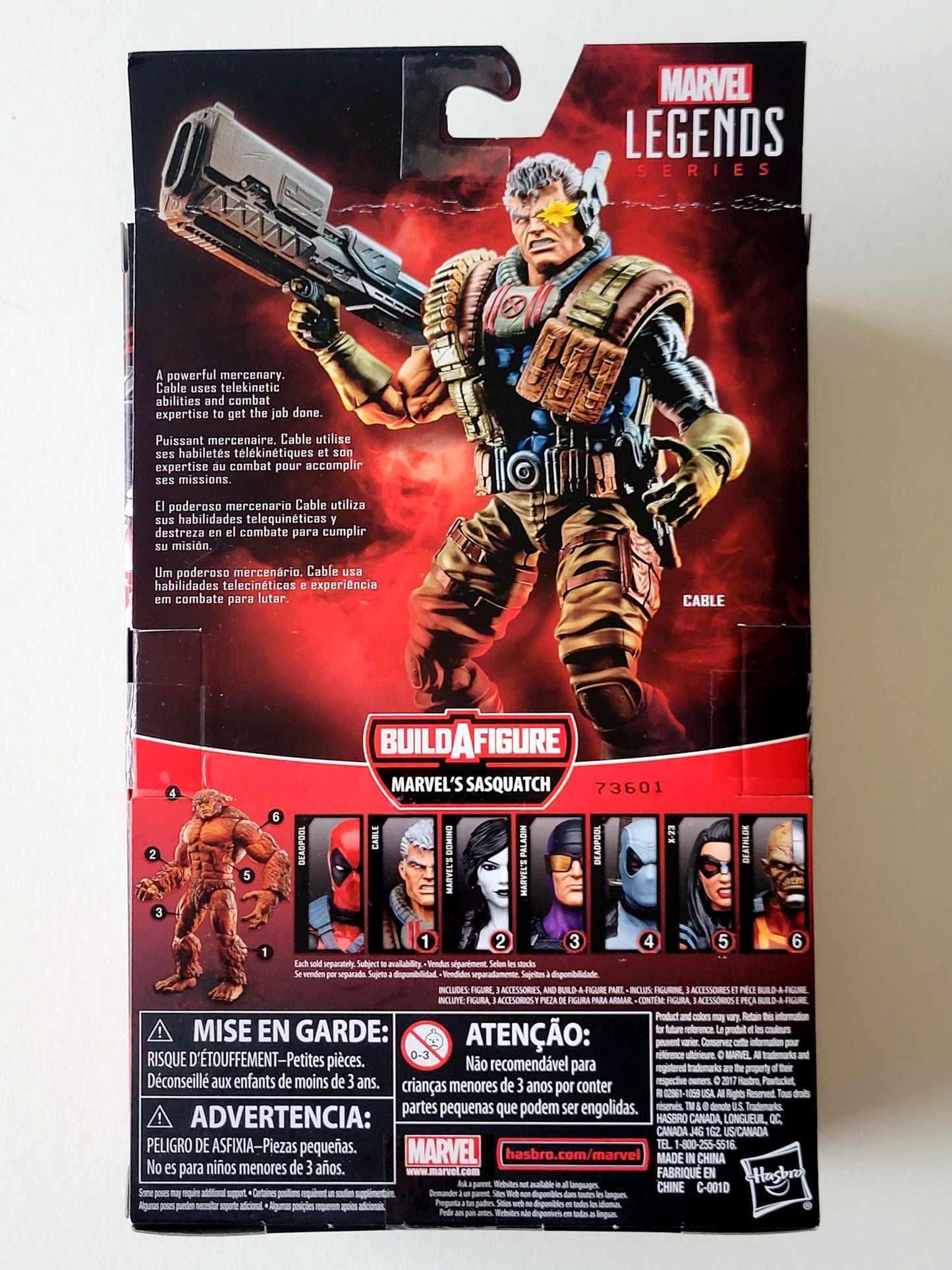 Marvel Legends Sasquatch Series Cable 6-Inch Action Figure