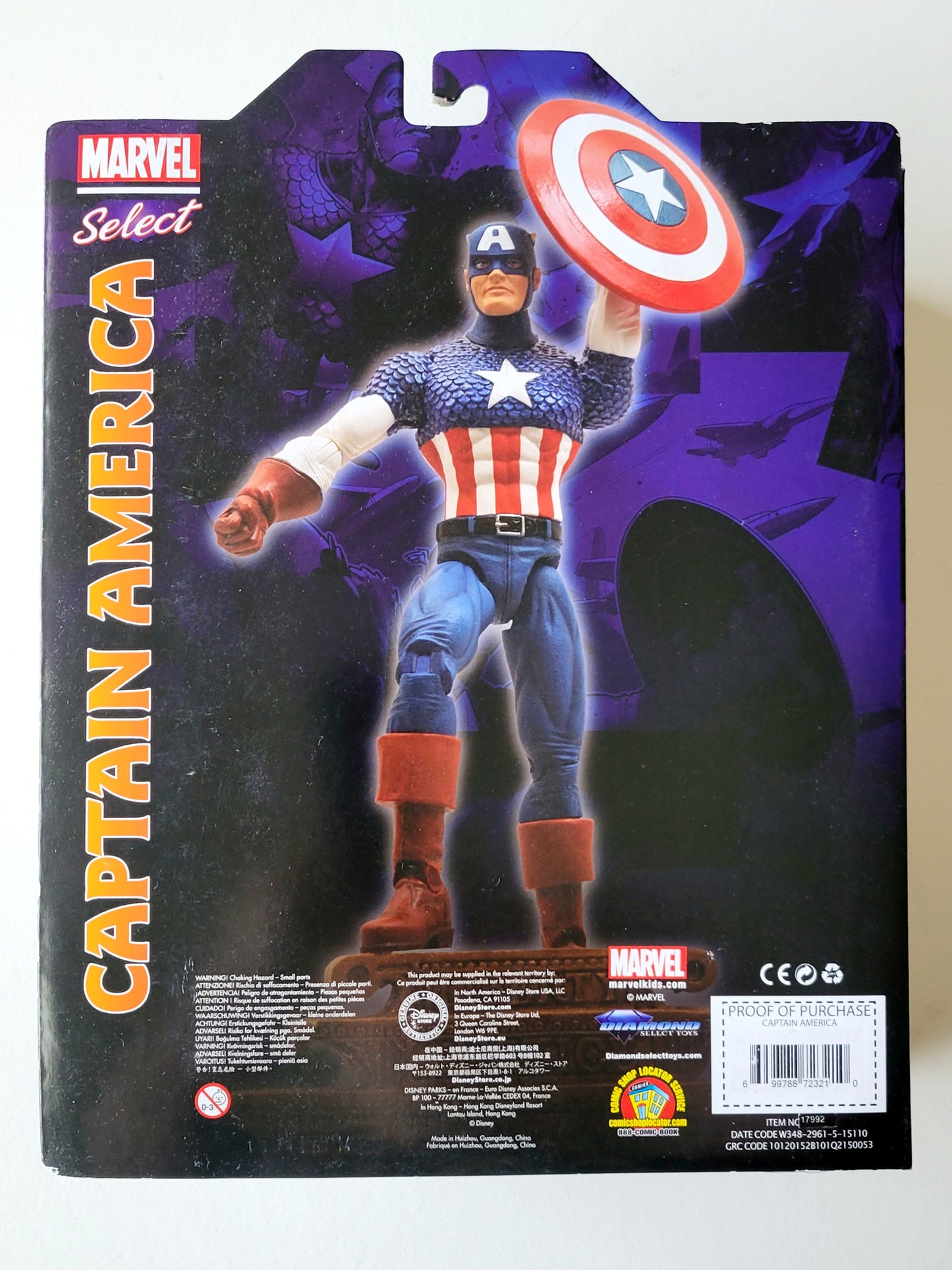 Marvel Select Exclusive Captain America Action Figure