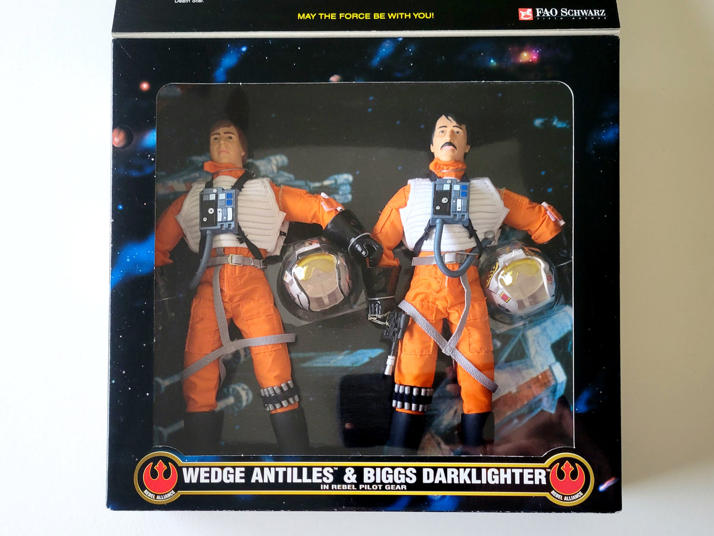 Star Wars Action Collection Wedge Antilles & Biggs Darklighter in Rebel Pilot Gear 12-Inch Action Figures