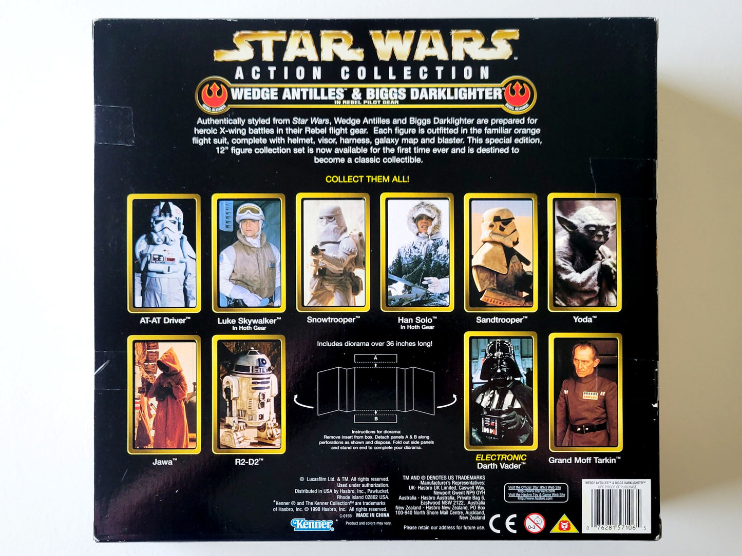 Star Wars Action Collection Wedge Antilles & Biggs Darklighter in Rebel Pilot Gear 12-Inch Action Figures